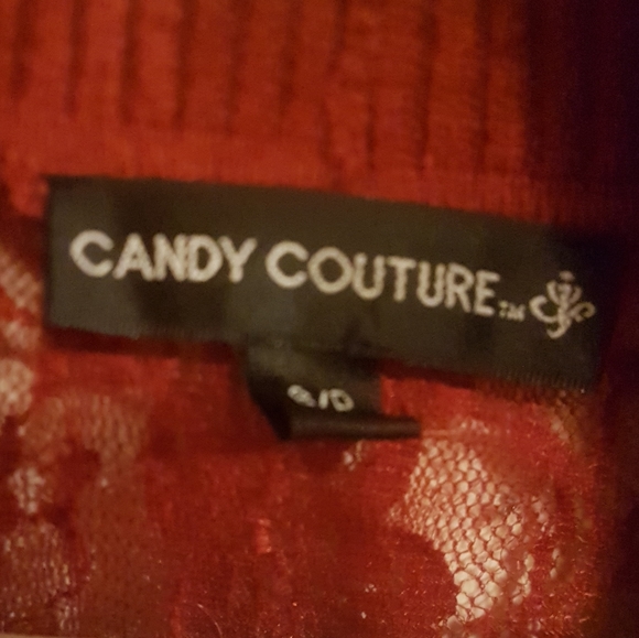 👚 Candy Couture Ruched Cowl Laced Sweater - Picture 9 of 9